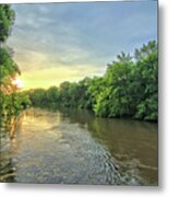 West Fork At Willow Bridge Metal Print