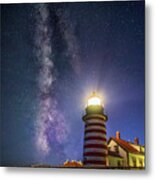 West Quoddy Head Lighthouse Metal Print
