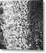 What Are Waves, Black And White Metal Print