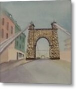 Wheeling Suspension Bridge 2 Metal Print