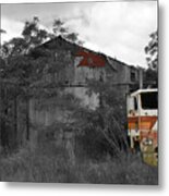 When Nature And Machines Collide Metal Print