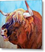 When The Cows Come Home Metal Print