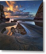 When The Tide Receded Metal Print