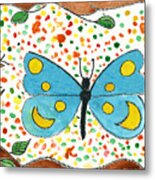 Whimsical Butterfly For The Young Of Any Age Metal Print