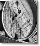 Whiskey Barrel Metal Print