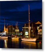 Whitby Harbour Metal Print