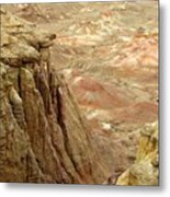 White Cliffs Of Gobi Desert Metal Print