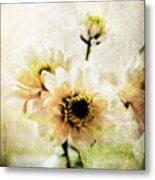 White Flowers Metal Print