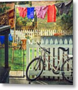 White River Bicycle Metal Print