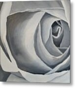 White Rose Metal Print