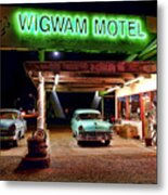 Wigwam Motel Metal Print