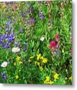 Wild Bouquet Metal Print