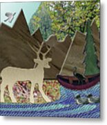 Wild Rural Animals Metal Print