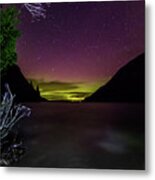 Willoughby Aurora And Shoreline Metal Print