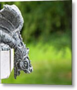 Winged Gargoyle Metal Print