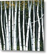 Winter Aspen 3 Metal Print