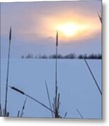 Winter Glow Metal Print