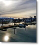 Winter Harbor Revisited #mobilephotography Metal Print
