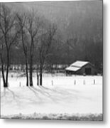 Winter In Boxley Valley Metal Print