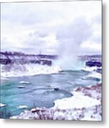 Winter In Niagara 1 Metal Print