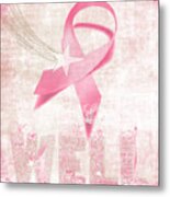 Wishing Well Breast Cancer Metal Print