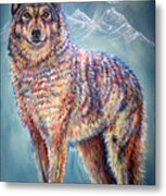 Wolf Moon Metal Print