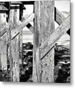 Wooden Walkway Metal Print