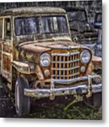 Old Woodie Metal Print