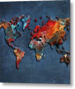 World Map 2020 Metal Print