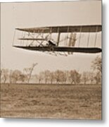 Wright Brothers Flight 85 Metal Print