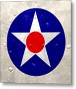 Ww2 Army Air Corp Insignia Metal Print