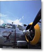 Yankee Raider B-25 Metal Print