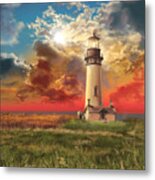 Yaquina Head Lighthouse Metal Print