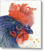 Year Of The Rooster Metal Print