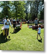 Yellow Canoe Is Ready Metal Print