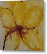 Yellow Flower Metal Print