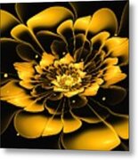 Yellow Flower Metal Print