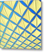 Yellow On Blue Sky 3 Metal Print