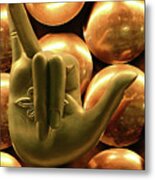 Nasika - Yoga Hast Mudra Metal Print