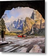 Yosemite Christmas Metal Print