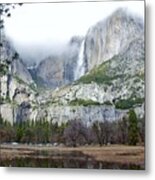 Yosemite National Park Falls Metal Print