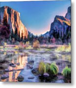 Yosemite National Park Valley Metal Print