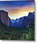 Yosemite Sunrise Metal Print