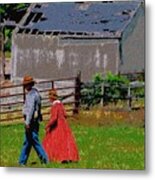 Young Love Years Later Metal Print