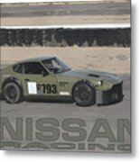 240z Race Car Metal Print