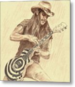 Zakk Wylde Metal Print