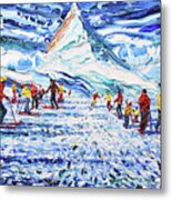 Zermatt And The Matterhorn Metal Print