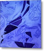 08 Purple Abstract 1 Metal Print