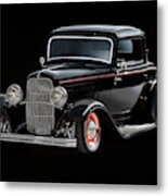 1932 Ford 'traditional Hot Rod' Coupe Metal Print