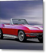 1965 Corvette Stingray Convertible Metal Print